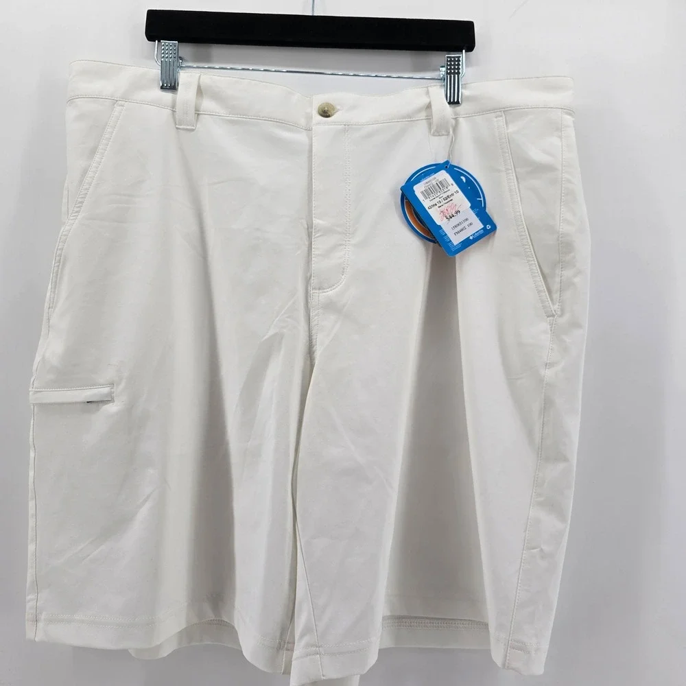 Columbia PFG Grander Marlin II Offshore Shorts Mens Fishing White 42/10 NWT